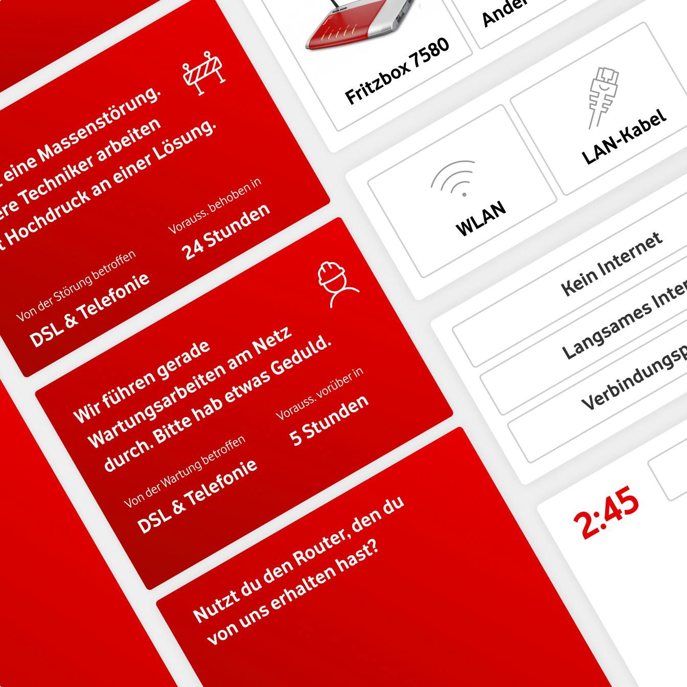 Vodafone website snapshot