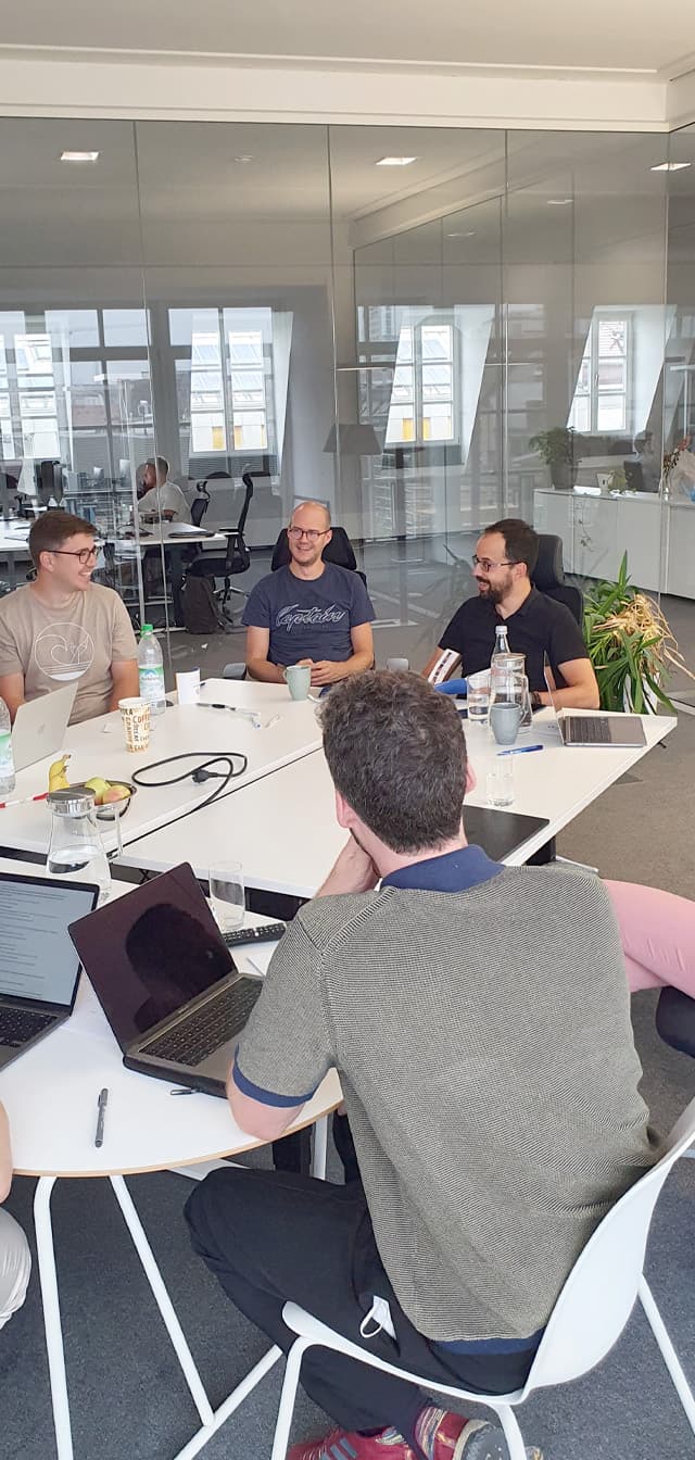 People around a table