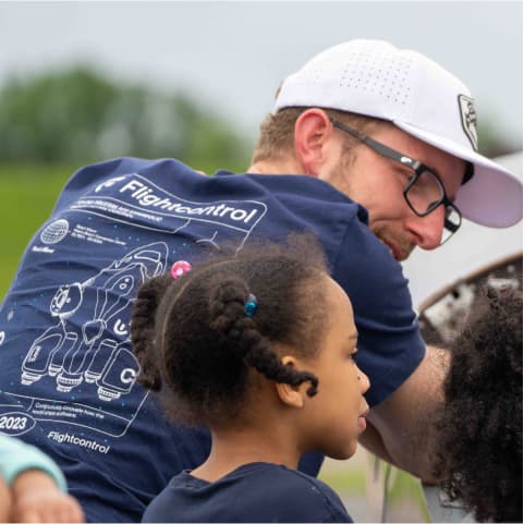 Brandon with the Tshirt