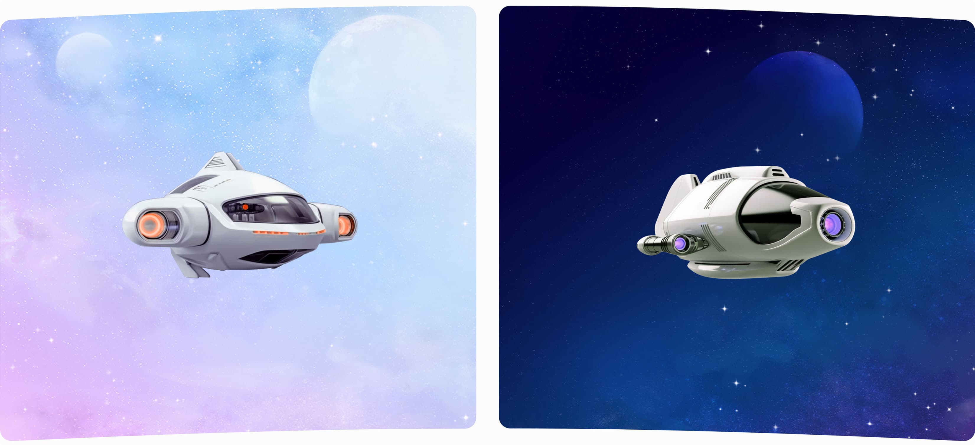 Spaceships in windows