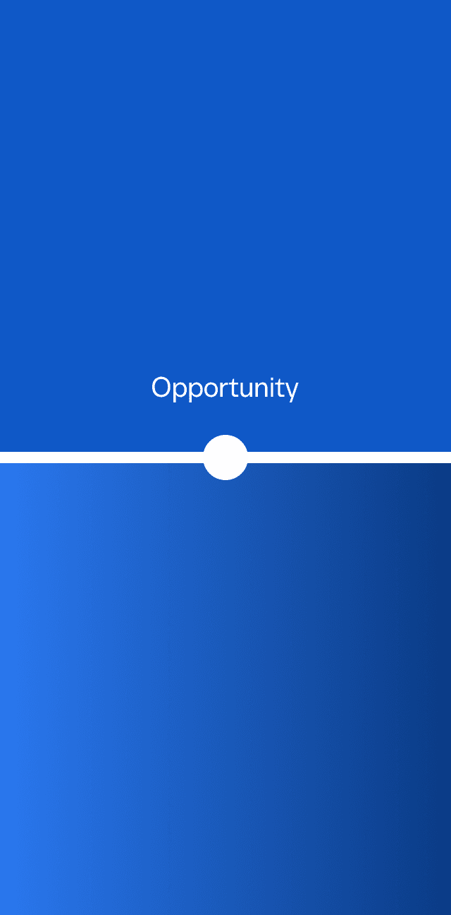 Brand blue and blue gradient